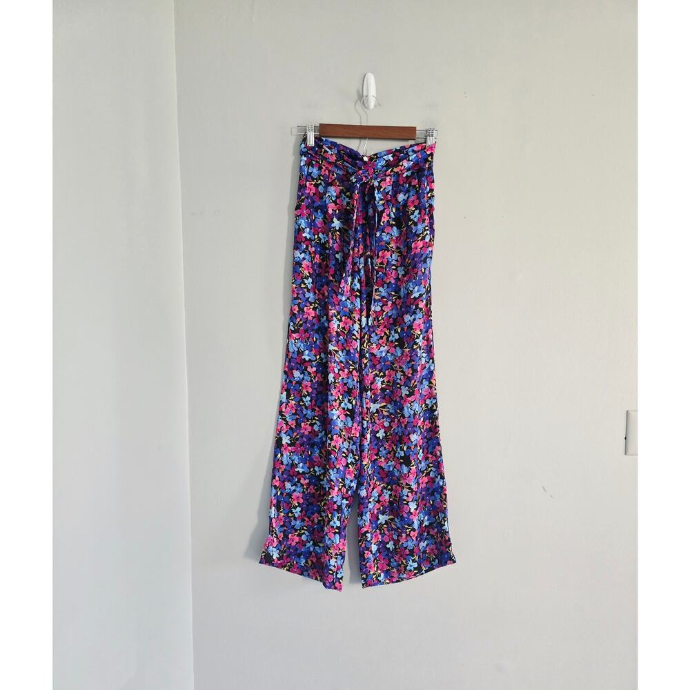 Leo & Ugo Paris Colorful Floral Pants Size 0 NWT